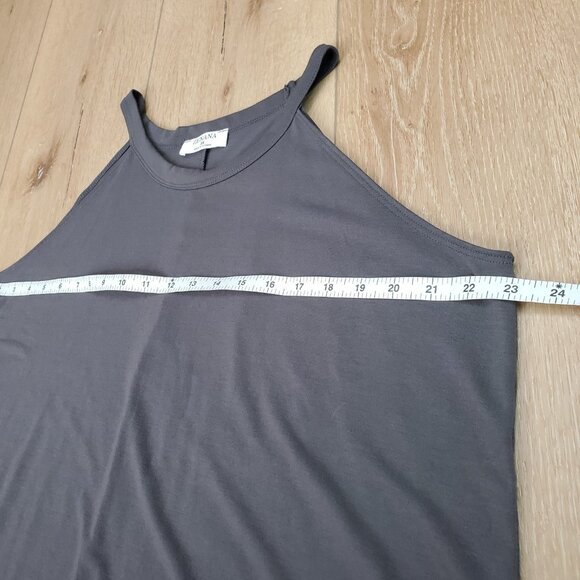 Zenana Tank Top Womens Size 2X Gray Sleeveless Curved Hem Summer Minimalist Soft - Picture 10 of 11